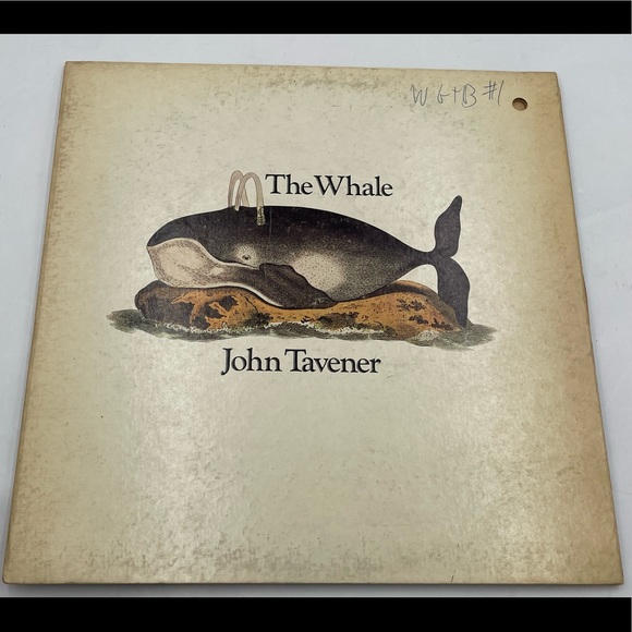 John Tavener The Whale Gatefold APPLE SMAS 3369 VINYL LP - Picture 1 of 7